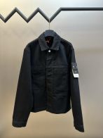 ストーンアイランド ブラックデニムジャケット 定番モデル 2025新作 激安 高再現度 高品質 通気 快適な着心地 男女兼用 安心サイト