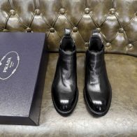 プラダ メンズ レザーチェルシーブーツ n級 2025新作 高再現度 職人技術再現 正確な刻印 上質感 高級感仕上げ 安心サイト