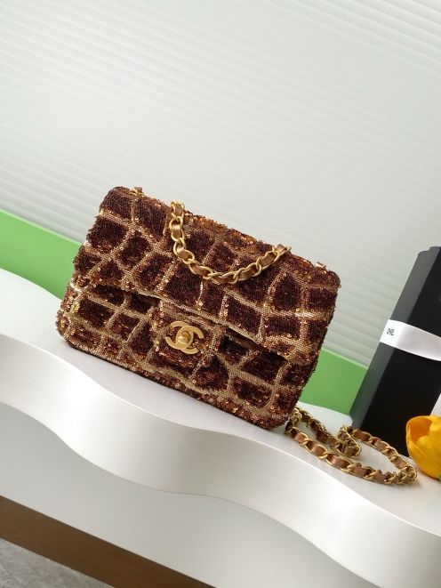 シャネル スパンコール チェーンショルダーバッグ 2025新作 高再現度 n級 高評価 口コミ多数 精密ディテール 高級感仕上げ 安心サイト