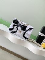 シャネル ホワイトブラック スパンコール フラップバッグ 偽物 高級レベル仕様 細部まで忠実 安心の日本倉庫 追跡可能 チェーンショルダー