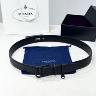 プラダ ベルト メンズ 上質レザー仕様 2025新作 高再現度 職人技術再現 ブランド コピー 精密ディテール 評価高い人気モデル