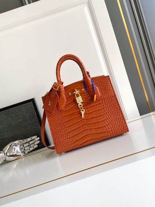 ルイヴィトン クロコ型押し2025新作 スーパーコピー 高級レベル仕様 精密ディテール 選ばれる理由あり 秘密厳守配送 安心サイト ハンドバッグ