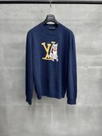 ルイ・ヴィトン ニット セーター ネイビー 2025新作 定番モデル 激安屋口コミ 高再現度 高評価 快適な着心地 男女兼用 安心サイト