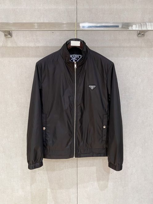 プラダ n級 ナイロンジャケット 数量限定入荷 精密ディテールが際立つ高品質モデル レビュー高リピ率の人気アウター