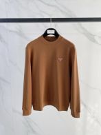 プラダ コピー 2025新作 ブラウン 定番クルーネックスウェット 高再現度 高評価 口コミ多数 職人技術再現 安心サイト