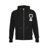 アミ パリ 格安 ブラック ハートAワッペン ジップアップ パーカー 2026新作 高評価 口コミ多数 快適な着心地 高再現度 安心サイト