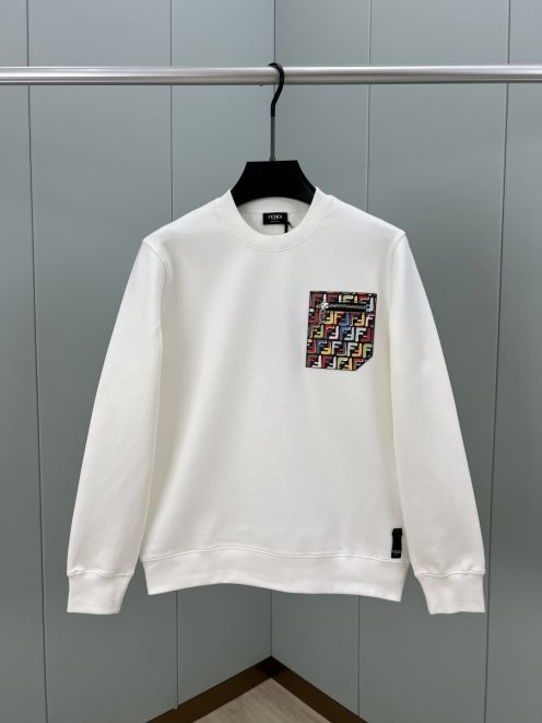 フェンディ 2026新作 高品質 スウェット スーパーコピー 高再現度 FFポケット 職人技術再現 丁寧な縫製 安心サイト