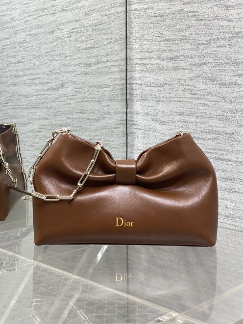 ディオール ボウデザイン チェーンバッグ 2026新作 本革使用 高再現度 精密ディテール 丁寧な縫製 上質感 安心取引 発送保証 偽物 バレない再現度
