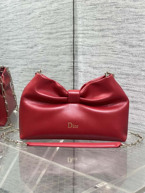 ディオール ボウデザイン チェーンバッグ 2026新作 本革使用 高再現度 精密ディテール 丁寧な縫製 上質感 安心取引 発送保証 スーパーコピー 優良サイト