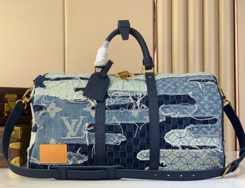 ルイ・ヴィトン 2026新作 定番モデル 高再現度 激安屋口コミ キーポル バンドリエール デニム 高品質本革使用 精密ディテール 安心サイト 追跡可能