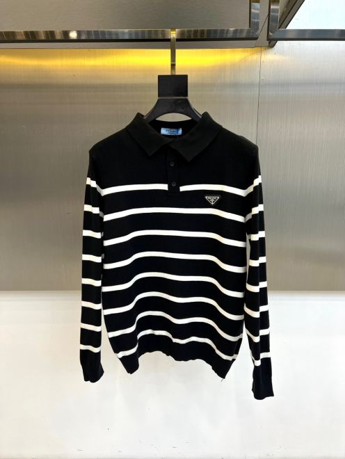 プラダ スーパーコピー 優良サイト 2026新作 定番ボーダーポロセーター 高評価 口コミ多数 高再現度 快適な着心地 丁寧な縫製 安心サイト