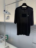 プラダ 格安 半袖ニット 高再現度モデル 通気良好 夏服対応 シンプルデザイン 上質感漂う 快適な着心地 人気定番