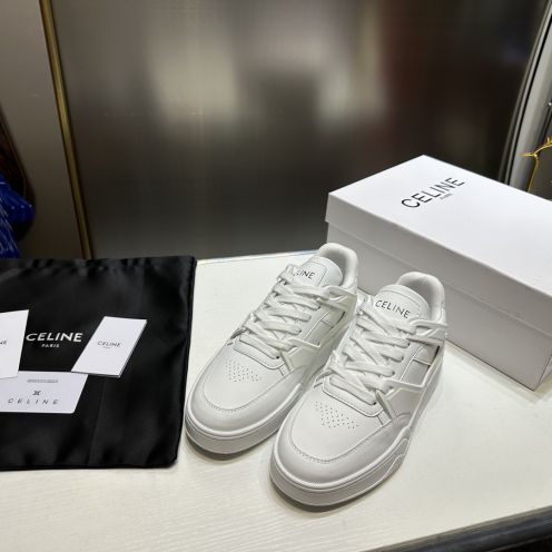 セリーヌ レザースニーカー 2026新作 格安 高再現度 精密ディテール 上質感仕上げ 安心の日本倉庫 追跡可能発送 数量限定入荷