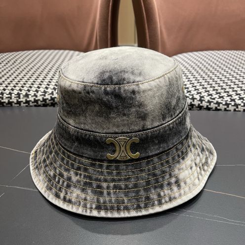 セリーヌ デニムバケットハット 2026新作 スーパーコピー 精密ディテール 高再現度 上質感仕上げ リアル質感再現 人気アクセサリー