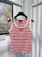 シャネル ブランド コピー ボーダーニットタンクトップ スリムシルエット 夏服 激安