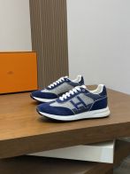 エルメス 格安 レザースニーカー Hロゴ コンビデザイン レビュー高リピ率