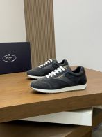 プラダ ハイブランド スエードスニーカー グレー ローカット 上質モデル