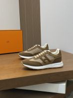 エルメス n級 レザースニーカー Hロゴ コンビ素材 実店舗運営