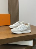 エルメス ハイブランド レザースニーカー Hロゴ ローカット 丁寧な縫製