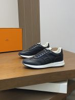 エルメス ハイブランド レザースニーカー Hロゴ ローカット 高品質