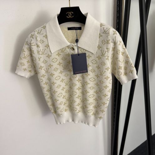 ルイヴィトン n級 モノグラムポロニット 半袖 夏服 快適な着心地