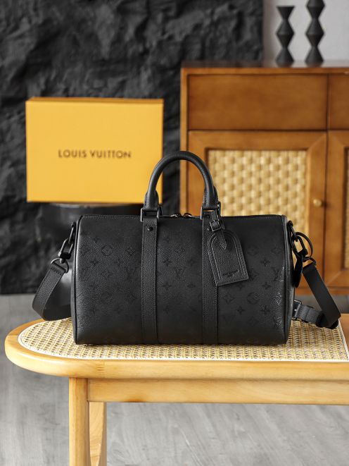 ルイヴィトン 格安 キーポルバンドリエール ボストンバッグ エンボスレザー 激安