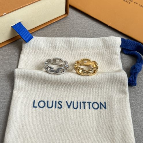 ルイヴィトン ハイブランド モノグラムリンクリング チェーンモチーフジュエリー 口コミ多数