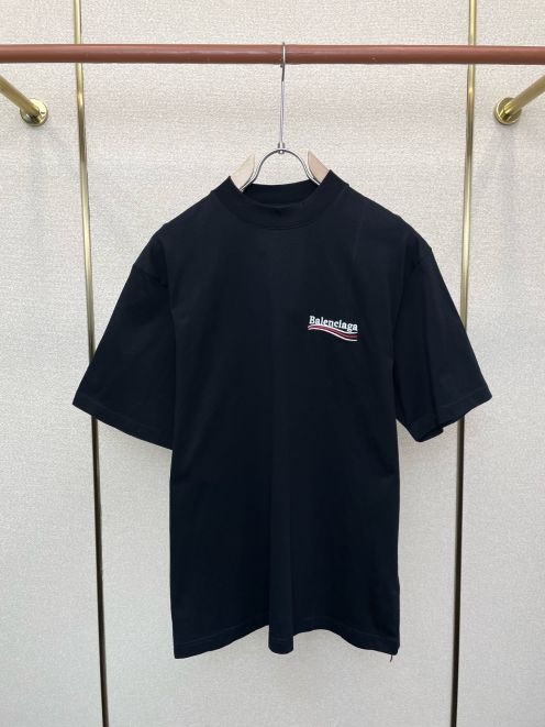 バレンシアガ ハイブランド 半袖Tシャツ ロゴ刺繍 ミニマルデザイン シンプルデザイン 高再現度