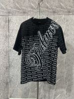 バレンシアガ ハイブランド 半袖Tシャツ 総柄ロゴ グラフィックデザイン 男女兼用 口コミ多数
