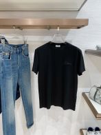 ディオール ハイブランド 半袖Tシャツ ミニロゴ刺繍シンプルデザイン 男女兼用 精密ディテール