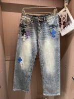 クロムハーツ n級 デニムパンツ クロスパッチデザイン ヴィンテージ加工 高評価