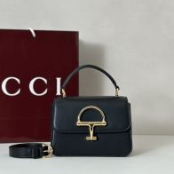 グッチ スーパーコピー ハンドバッグ ホースビット金具デザイン 高級感仕上げ 定番 上質感