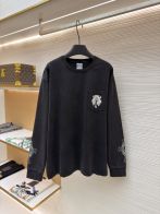 クロムハーツ 格安 長袖Tシャツ ポケットロゴ刺繍デザイン 通気 満足度高い 上質感