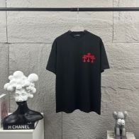 クロムハーツ 格安 半袖Tシャツ クロスロゴプリント 通気 満足度高い 上質感