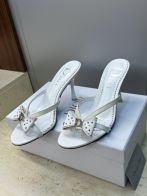 ディオール 本物級コピー リボン装飾ヒールサンダル スリムヒール設計 ブランド代用