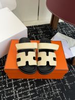 エルメス 格安 サンダル Hカットデザイン ナチュラルカラー レザー仕様 満足度高い