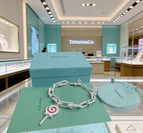 ティファニー n級 チェーンブレスレット キャンディチャーム シルバー装飾 上質感 発送保証