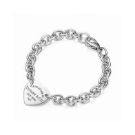 ティファニー スーパーコピー ハートタグチェーンブレスレット シルバーリンク構造 上質感 梱包丁寧