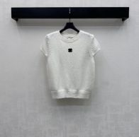 シャネル ブランド コピー ニットトップス 半袖シンプルデザイン 肌触り良好 新作