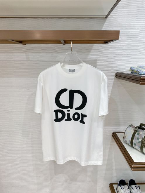 ディオール ブランド コピー ビッグロゴTシャツ アイコニックデザイン 上質コットン仕様 安心サイト人気
