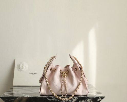 シャネル ブランド コピー ドローストリングバッグ チェーンショルダー キルティング仕様 高級レベル仕様