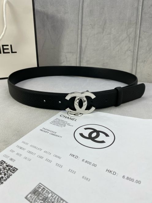 シャネル n級 ココマークベルト シンプルバックル レザー仕様 高評価