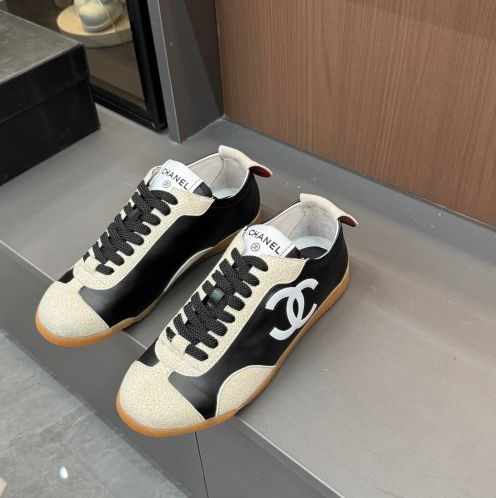シャネル スーパーコピー ローカットスニーカー ブラック配色クラシック仕様 定番