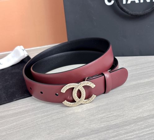 シャネル n級 レザーベルト CCロゴバックル シンプルモダン 精密ディテール