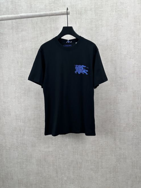 バーバリー ハイブランド ロゴプリントTシャツ 半袖シンプル設計 口コミ多数