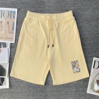 バーバリー ブランド コピー スウェットショートパンツ チェックパッチデザイン 精密ディテール