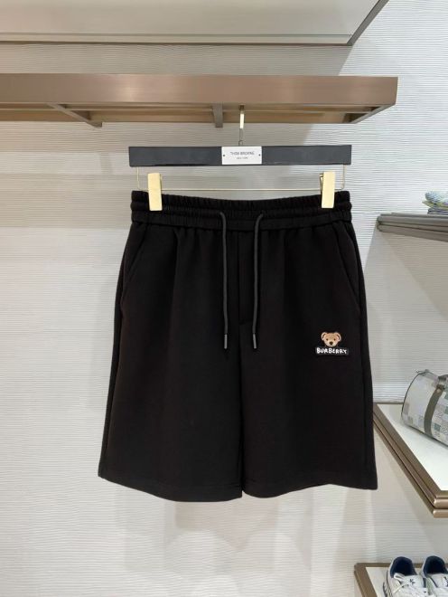 バーバリー ブランド コピー テディロゴショートパンツ ドローストリング仕様 上質感