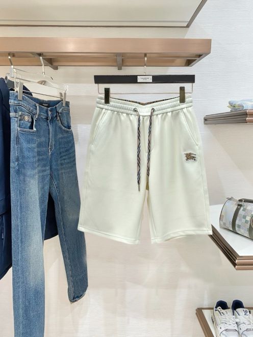 バーバリー ハイブランド スウェットショートパンツ 刺繍ロゴデザイン 高品質