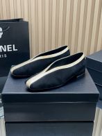 シャネル 本物級コピー フラットパンプス スエード調デザイン バイカラー仕様 発送保証