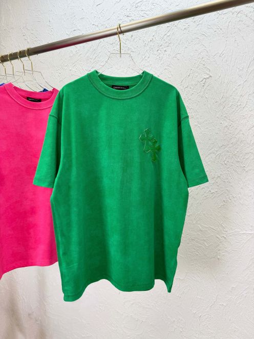 クロムハーツ 本物級コピー クロスパッチTシャツ ヴィンテージカラー 半袖モデル 高再現度